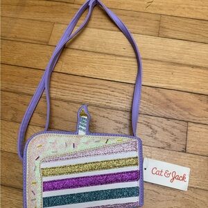 Cat & Jack Glittery Cake Slice Bag